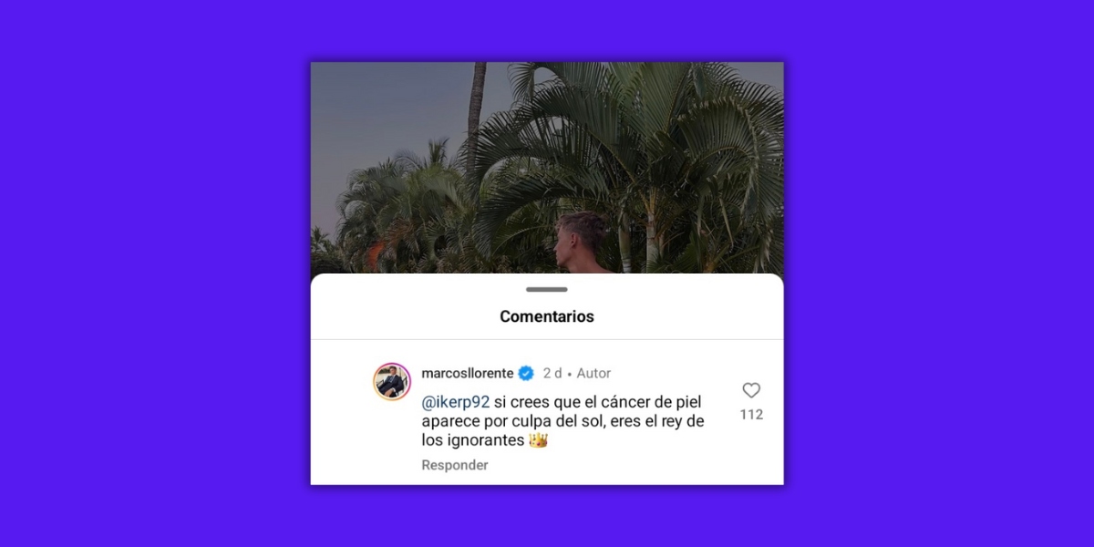 Uno de los comentarios realizados por Marcos Llorente
