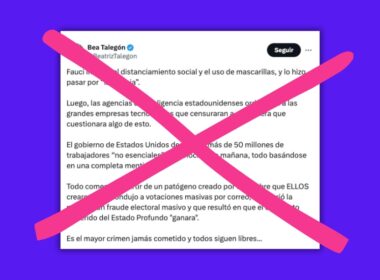 Anthony Fauci no "inventó" las medidas de distanciamiento social ni el uso de mascarillas por niños