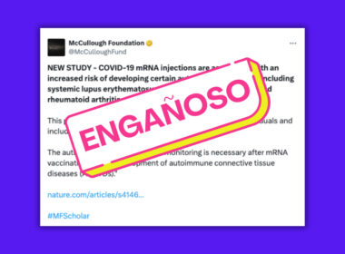 La vacunación con vacunas de ARNm contra la COVID-19 no aumenta el riesgo de enfermedades autoinmunes