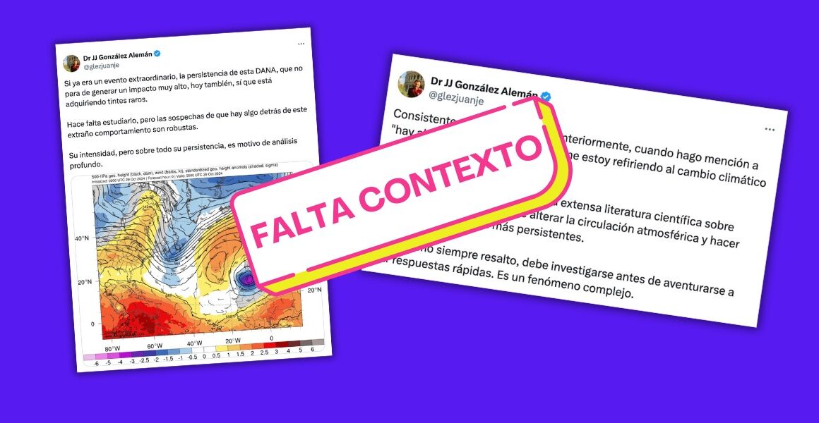 El meteorólogo de la AEMET sugiere una conspiración tras la DANA