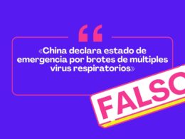 No, China no ha declarado estado de emergencia por brotes respiratorios