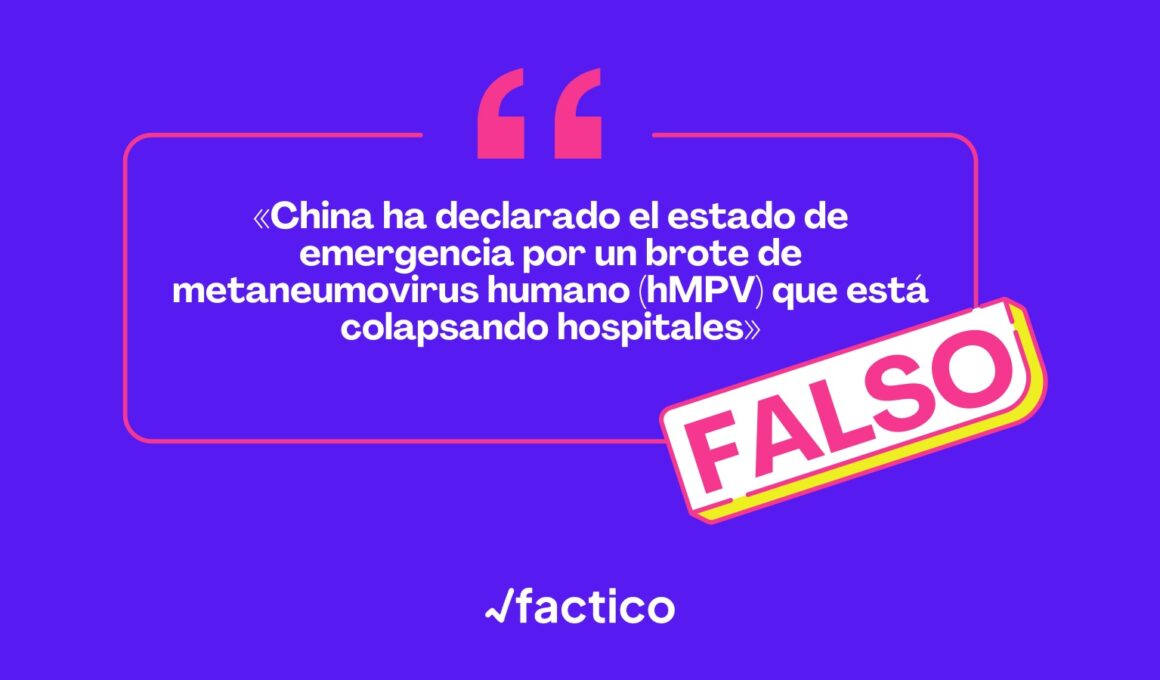 China no ha declarado emergencia por el hMPV