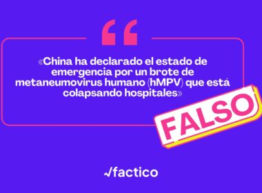 China no ha declarado emergencia por el hMPV