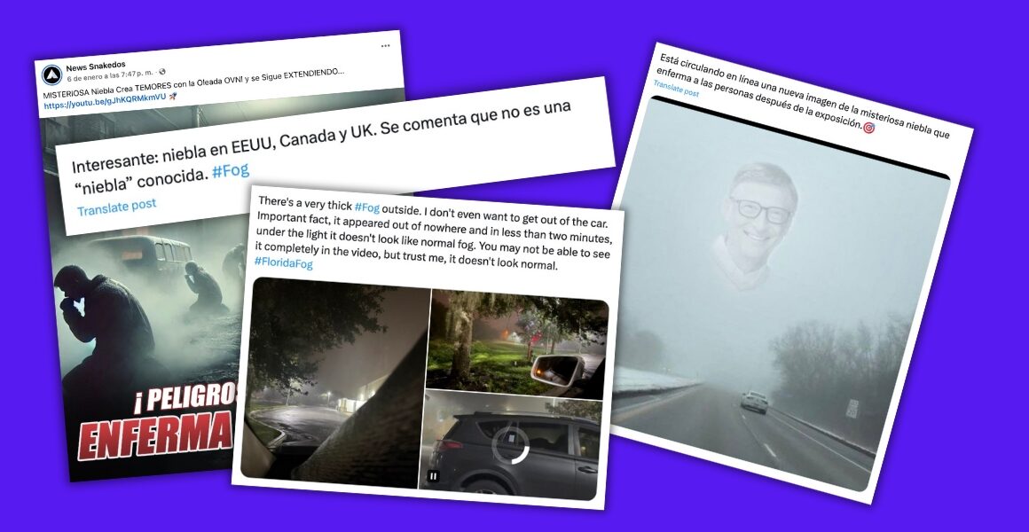 No, la “niebla extraña” no es peligrosa ni misteriosa, según los expertos