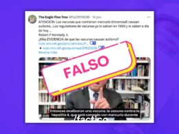 Robert F. Kennedy Jr. vuelve a vincular el tiomersal con el autismo, pese a décadas de evidencia científica que lo desmienten