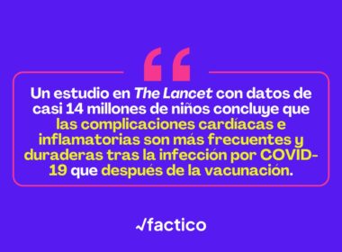 Qué sabemos sobre el estudio que analiza datos de 13,8 millones de niños y concluye que la COVID-19 causa más complicaciones vasculares e inflamatorias que la vacuna de ARNm