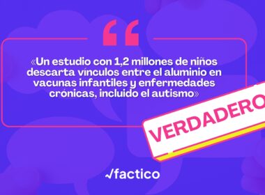 Un estudio con 1,2 millones de niños descarta vínculos entre el aluminio en vacunas infantiles y enfermedades crónicas, incluido el autismo