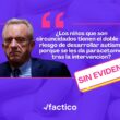 Robert F. Kennedy Jr. vincula el uso de paracetamol tras la circuncisión con el autismo, pero la evidencia científica vuelve a no respaldar esa relación