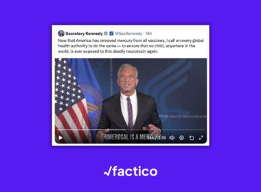 Lo que Robert F. Kennedy Jr. no cuenta sobre el tiomersal en su última declaración